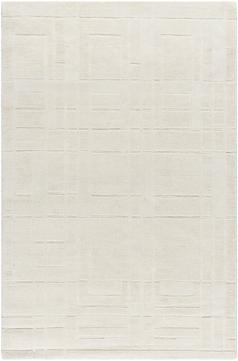 Luxuries FLW-2300 9' x 12' Handmade Rug FLW2300-912  Light Silver Surya