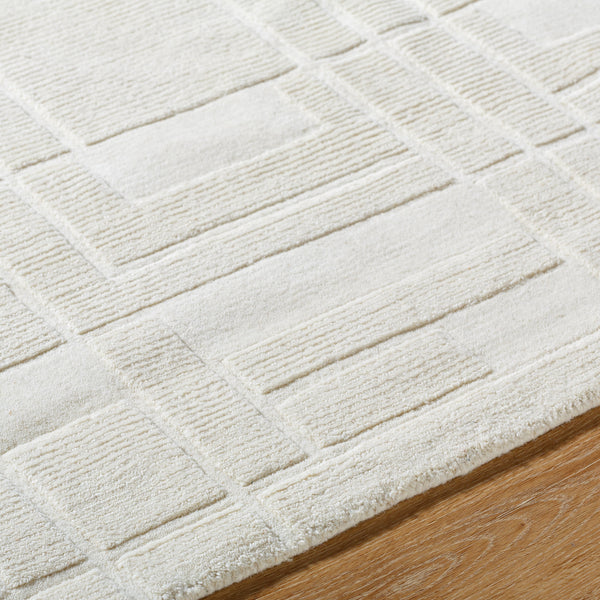 Luxuries FLW-2300 9' x 12' Handmade Rug FLW2300-912  Light Silver Surya