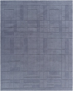 Surya Luxuries Flw-2300 2' X 3' Handmade Rug – Timeless Frank Lloyd Wright Design For Elegant Spaces! Slate Gray Wool Flw2302-810