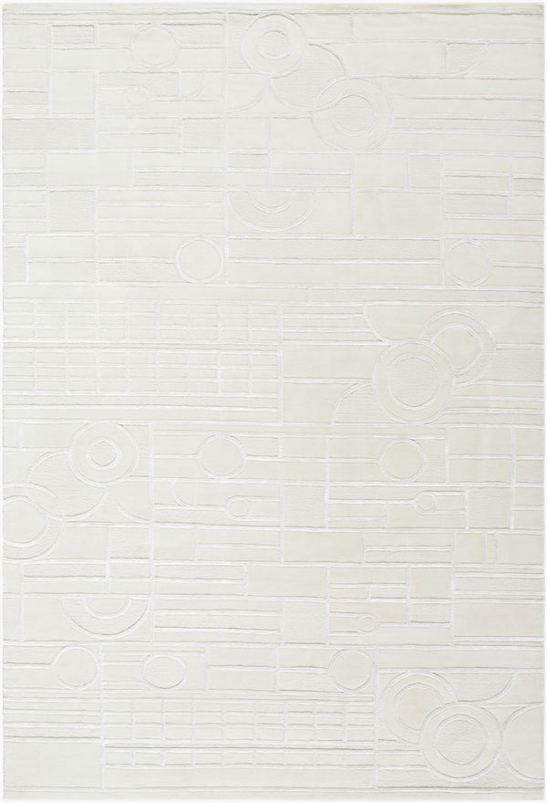 Surya Transcendence Luxurious Handcrafted 2' X 3' Rug In Viscose & New Zealand Wool For Timeless Elegance Ivory Nz Wool,Viscose Flwl2300-69