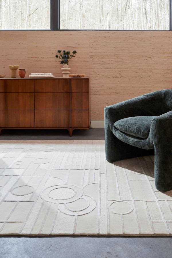 Surya Transcendence Luxurious Handcrafted 2' X 3' Rug In Viscose & New Zealand Wool For Timeless Elegance Ivory Nz Wool,Viscose Flwl2300-810