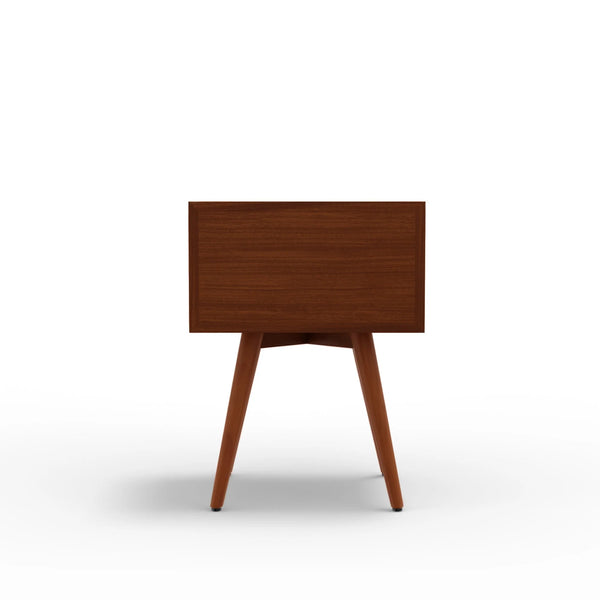 Flynn Mid-century Modern Nightstand Tapered Legs Dovetail Drawer Compact Bedside Storage