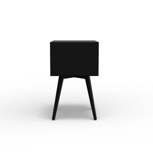 Flynn Mid-century Modern Nightstand Tapered Legs Dovetail Drawer Compact Bedside Storage