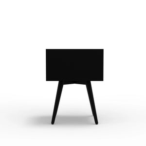 Flynn Mid-century Modern Nightstand Tapered Legs Dovetail Drawer Compact Bedside Storage