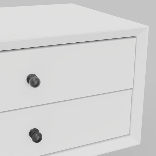 Flynn Mid-century Modern Nightstand Tapered Legs Dovetail Drawer Compact Bedside Storage