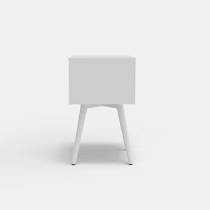 Flynn Mid-century Modern Nightstand Tapered Legs Dovetail Drawer Compact Bedside Storage