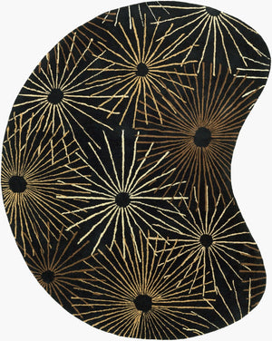 Livabliss Forum Hand Tufted Wool Area Rug for Large Living Dining Rooms Modern Artisan Style Black, Dark Bro 8' x 10' FM7090-810KDNY