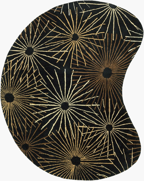Livabliss Forum Hand Tufted Wool Area Rug for Large Living Dining Rooms Modern Artisan Style Black, Dark Bro 8' x 10' FM7090-810KDNY