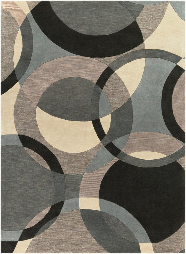 Livabliss Forum Hand Tufted Wool Area Rug with High Low Pile for Large Living Rooms Taupe, Deep Tea 8' x 11' FM7193-811
