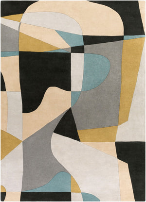 Livabliss Forum Hand Tufted Wool Area Rug with High Low Texture for Modern Living Spaces Olive, Dusty Sa 8' x 11' FM7194-811