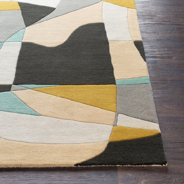 Livabliss Forum Hand Tufted Wool Area Rug with High Low Texture for Modern Living Spaces Olive, Dusty Sa 8' x 10' FM7194-810KDNY