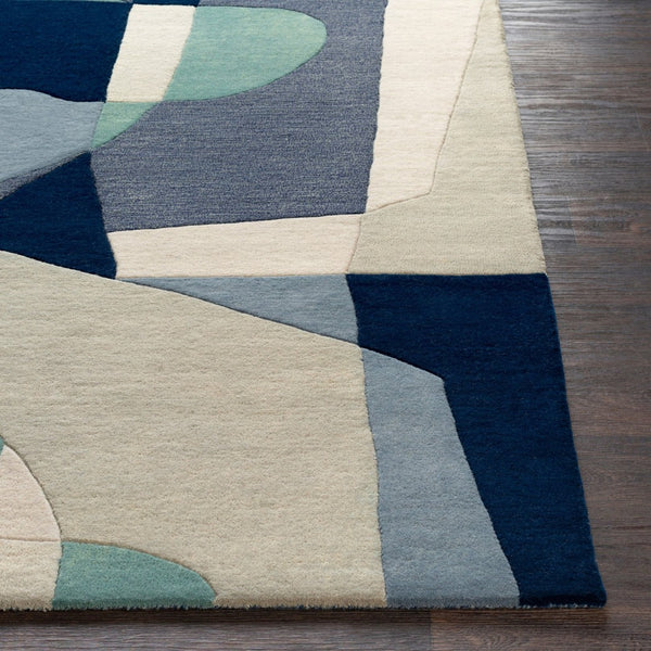 Livabliss Forum Fm-7195 Hand Tufted Wool Area Rug High Low Pile for Large Living Rooms Dusty Sage, Nav 3' x 12' FM7195-312
