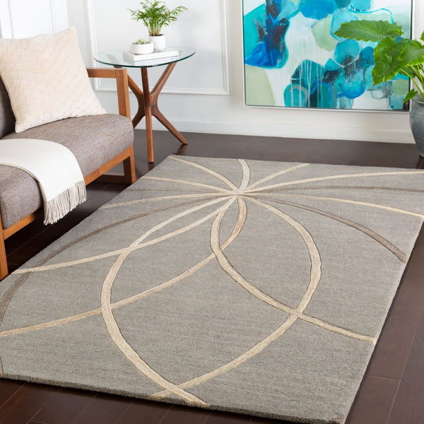 Livabliss Forum Handcrafted Wool Area Rug with High Low Texture for Large Living Spaces FM7217-1215