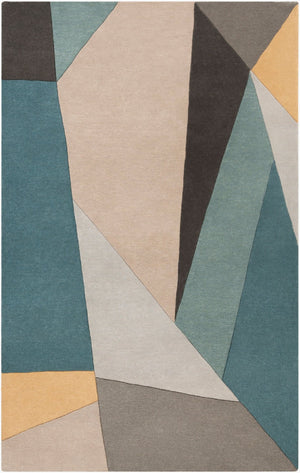 Livabliss Forum Hand Tufted Wool Area Rug Geometric Pattern for Living Room or Dining Space Dusty Sage, Sag 9' x 12' FM7223-912