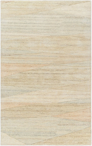 Livabliss Forum Hand Tufted Wool Area Rug High Low Pile Textured Living Room Floor Accent Ivory, Sandston 10' x 14' FM7237-1014