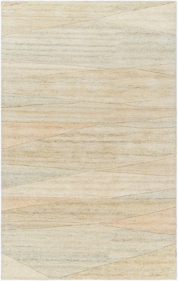 Livabliss Forum Hand Tufted Wool Area Rug High Low Pile Textured Living Room Floor Accent Ivory, Sandston 10' x 14' FM7237-1014