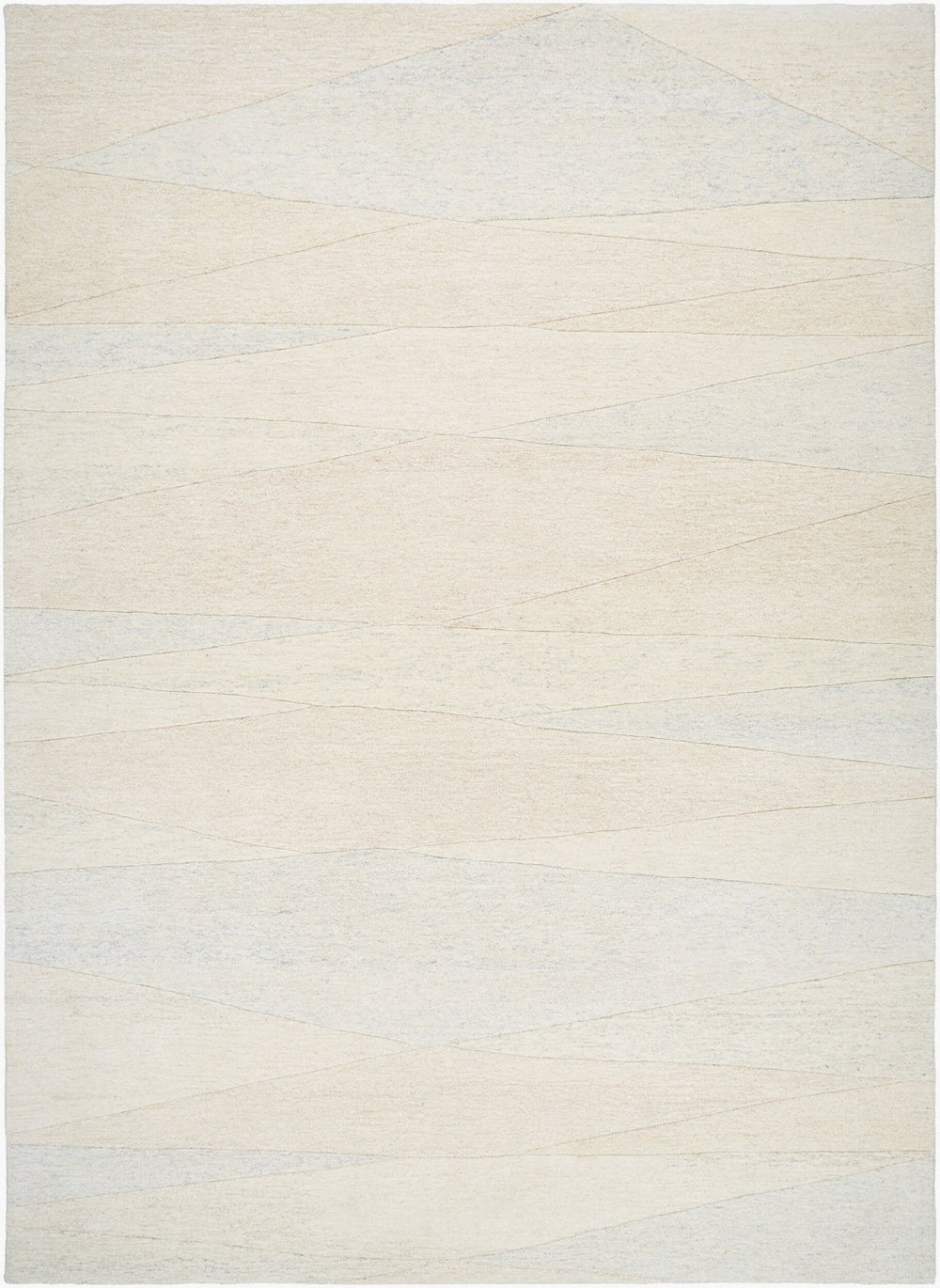 Livabliss Forum Hand Tufted Wool Accent Rug with Sculpted High Low Pile for Cozy Small Spaces Ivory, Sand 2' x 3' FM7238-23