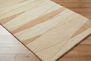 Livabliss Forum Hand Tufted Wool Area Rug High Low Pile Texture for Large Living Spaces Beige, Sandston 2' x 3' FM7239-23