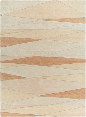 Livabliss Forum Hand Tufted Wool Area Rug High Low Pile Texture for Large Living Spaces Beige, Sandston 8' x 11' FM7239-811