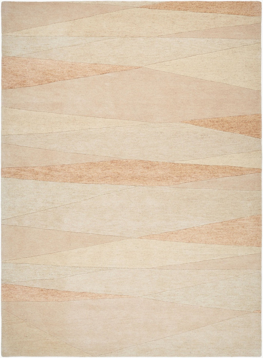 Livabliss Forum Hand Tufted Wool Accent Rug with High Low Pile Texture for Entryway or Bedside Beige, Sandston 2' x 3' FM7240-23