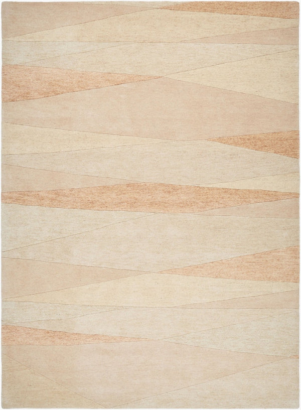 Livabliss Forum Hand Tufted Wool Accent Rug with High Low Pile Texture for Entryway or Bedside Beige, Sandston 2' x 3' FM7240-23
