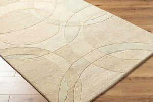 Livabliss Forum Hand Tufted Wool Accent Rug High Low Pile Artisan Crafted for Entryways Beige, Sandston 2' x 3' FM7241-23