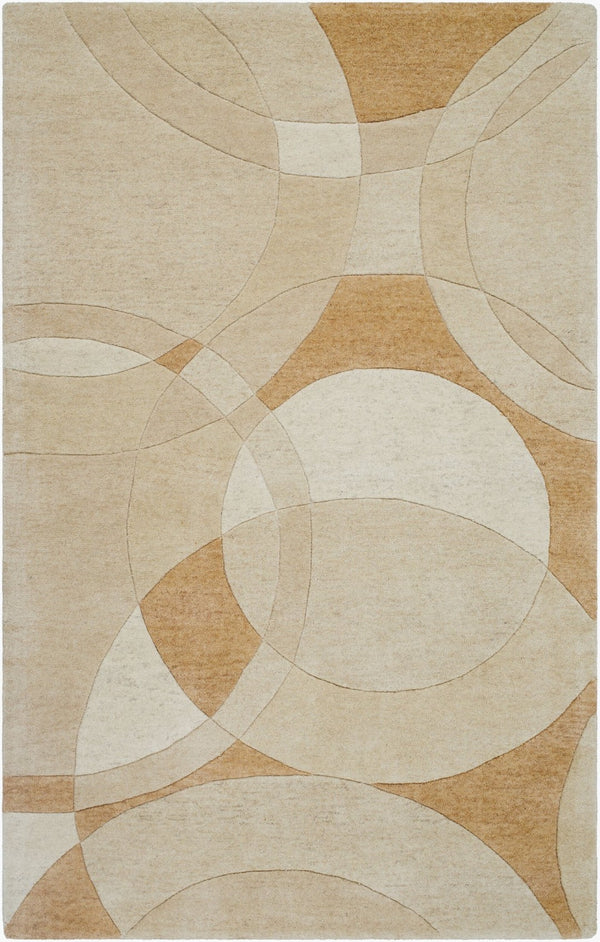 Livabliss Forum Hand Tufted Wool Area Rug with High Low Pile Texture for Large Living Rooms Beige, Sandston 5' x 8' FM7244-58