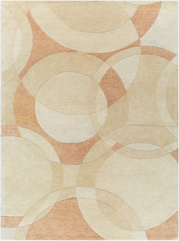 Livabliss Forum Hand Tufted Wool Area Rug with High Low Pile Texture for Large Living Rooms Beige, Sandston 8' x 11' FM7244-811