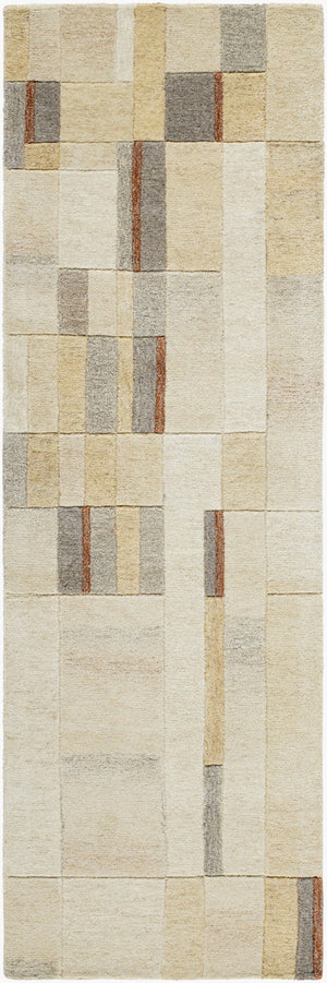 Livabliss Forum Hand Tufted Wool Area Rug Artisan Crafted for Living and Dining Room Spaces Ivory, Beige 2'6" x 8' FM7247-268
