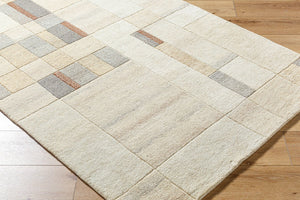 Livabliss Forum Hand Tufted Wool Area Rug Artisan Crafted for Living and Dining Room Spaces Ivory, Beige 9' x 12' FM7247-912