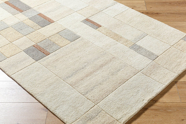 Livabliss Forum Hand Tufted Wool Area Rug Artisan Crafted for Living and Dining Room Spaces Ivory, Beige 9' x 12' FM7247-912