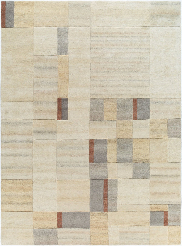 Livabliss Forum Hand Tufted Wool Area Rug Artisan Crafted for Living and Dining Room Spaces Ivory, Beige 8' x 11' FM7247-811