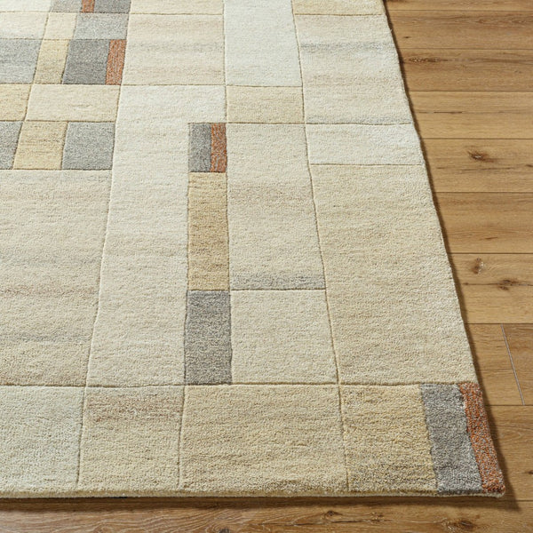 Livabliss Forum Hand Tufted Wool Area Rug Artisan Crafted for Living and Dining Room Spaces Ivory, Beige 9' x 12' FM7247-912