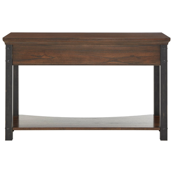 Homelegance By Top-Line Beniz Wood Finish Sofa Table Brown Wood