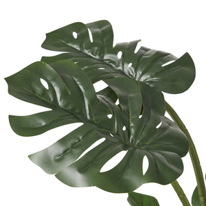 English Elm 120cm Artificial Monstera Tree Lifelike Tropical Split Leaf Plant for Living Spaces 70531.00