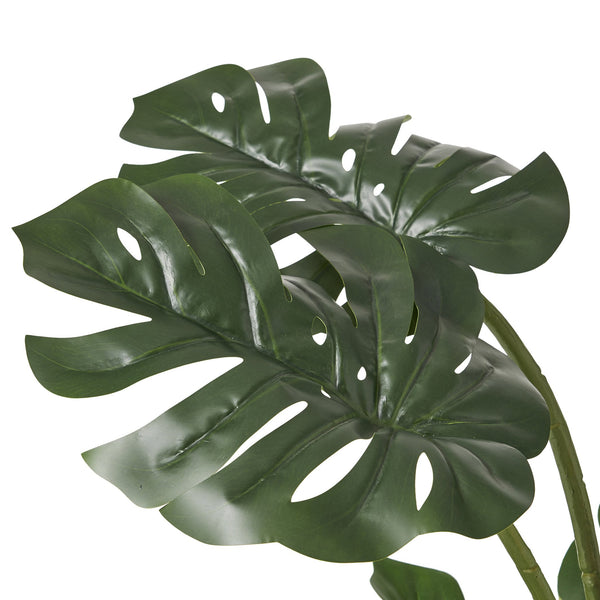 English Elm 120cm Artificial Monstera Tree Lifelike Tropical Split Leaf Plant for Living Spaces 70531.00