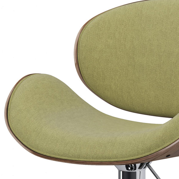 English Elm Marana Adjustable Swivel Bar Stool In Acid Green – Stylish Mid-Century Design For Modern Spaces B136P158922
