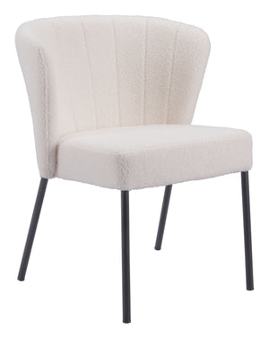 Aimee Dining Chair - Set of 2 Cream 109677 Zuo Modern
