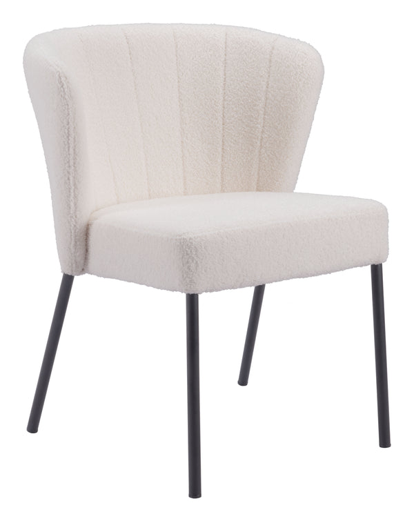 Aimee Dining Chair - Set of 2 Cream 109677 Zuo Modern