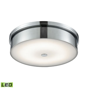 Towne 15'' Wide 1-Light Flush Mount - Chrome FML4950-10-15 Elk Lighting