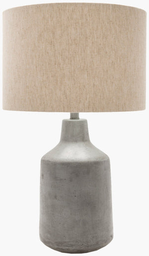 Livabliss Foreman Resin Table Lamp with Beige Linen Shade for Bedroom or Living Room FMN100-TBL