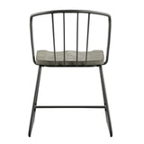 Homelegance By Top-Line Clementine Iron and Grey Finish Dining Chairs (Set of 2) Grey Iron