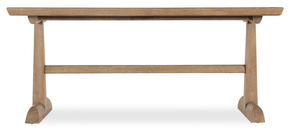 Hooker Furniture Vineyard Travertine Counter Table — Sonoma Pecky Hickory 84" Friendship Style For Wine & Entertaining 6952-75206-80