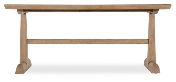 Hooker Furniture Vineyard Travertine Counter Table — Sonoma Pecky Hickory 84" Friendship Style For Wine & Entertaining 6952-75206-80