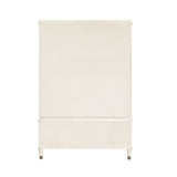 Grace Armoire with Storage Drawers White with Opulent Opal Finish P377120 Pulaski Furniture