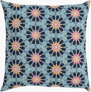 Surya Francesco 20" X 20" Global-inspired Accent Pillow – Elegant Cotton Decor For Charming Home Spaces Cream Cotton,Cotton Fnc001-2222d