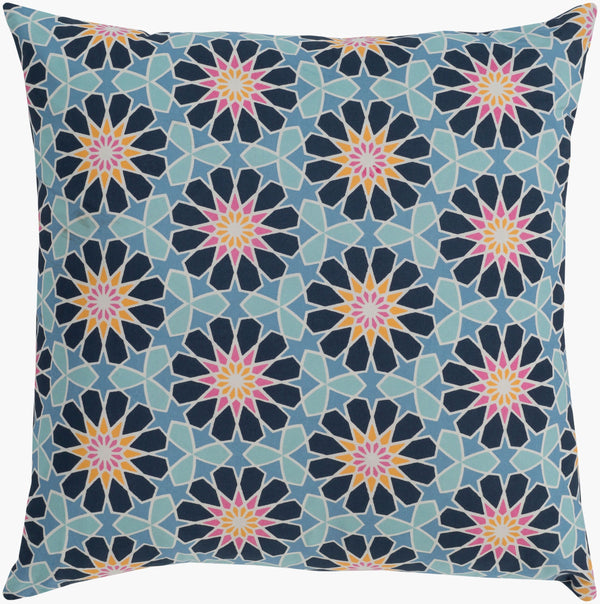 Surya Francesco 20" X 20" Global-inspired Accent Pillow – Elegant Cotton Decor For Charming Home Spaces Cream Cotton,Cotton Fnc001-2222d