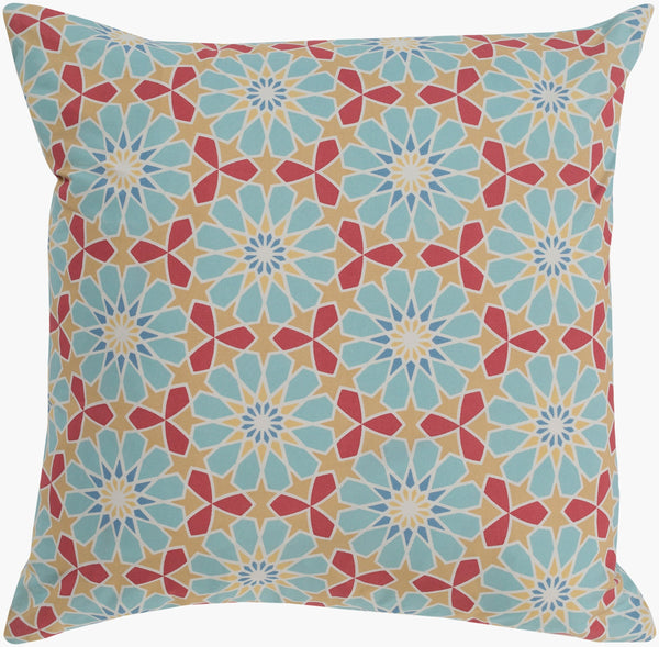 Surya Francesco 20" X 20" Global-inspired Accent Pillow – Elegant Cotton Decor For Charming Home Spaces Rose Cotton,Cotton Fnc002-2222d