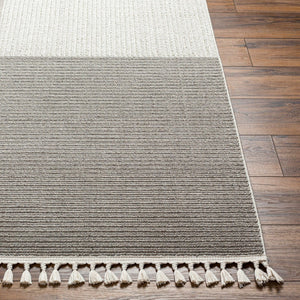 Livabliss Finland Machine Woven Polyester Area Rug Low Pile Neutral Design for Any Room FND2307-9212