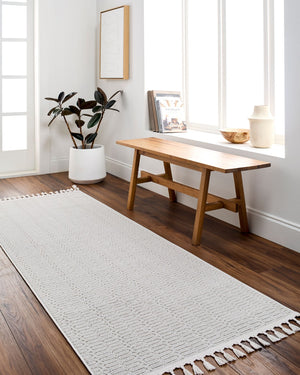 Livabliss Finland Cottage Geometric Low Pile Polyester Area Rug for Farmhouse Living Spaces FND2310-9212